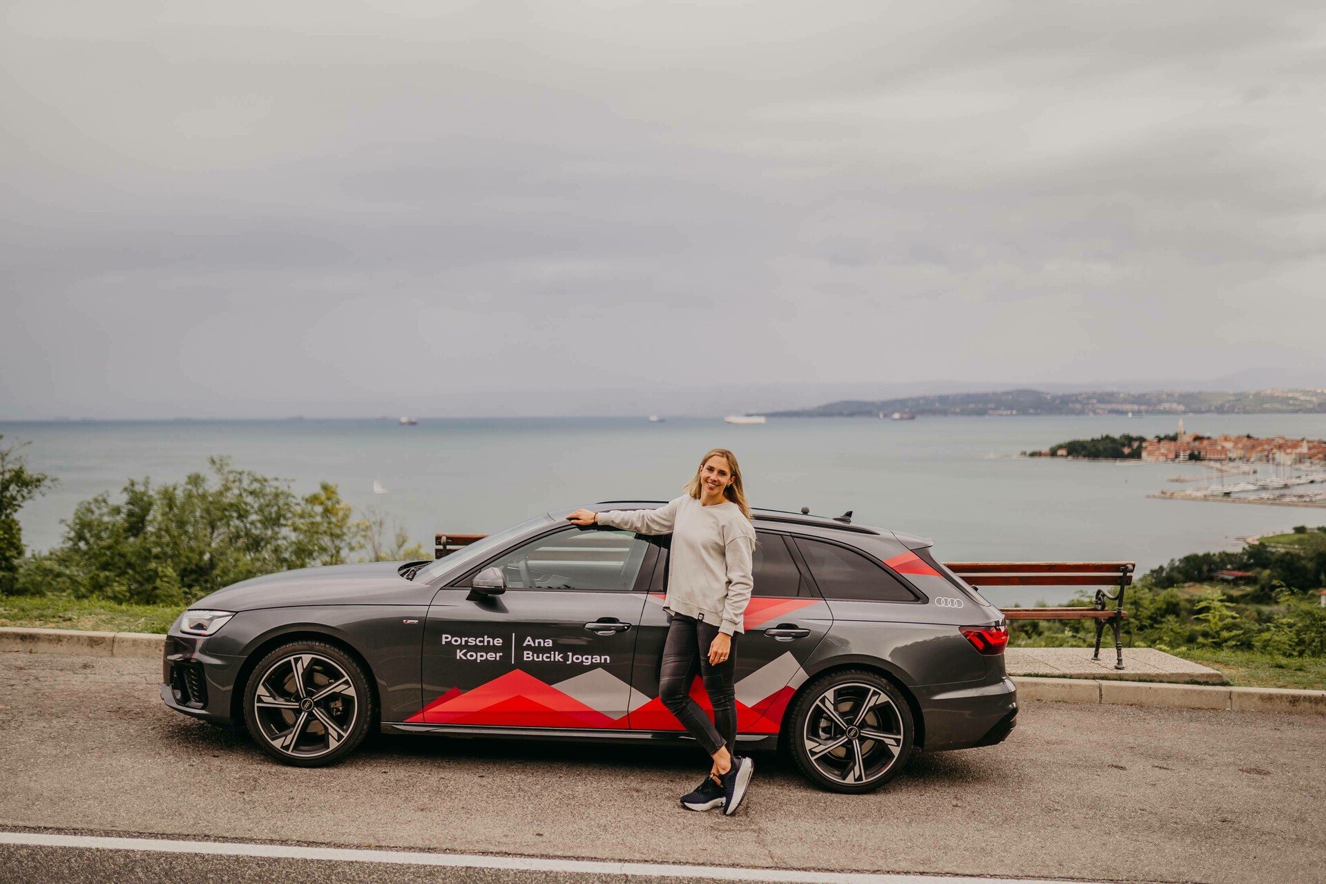 Ana Bucik in novi Audi A4 Avant S line