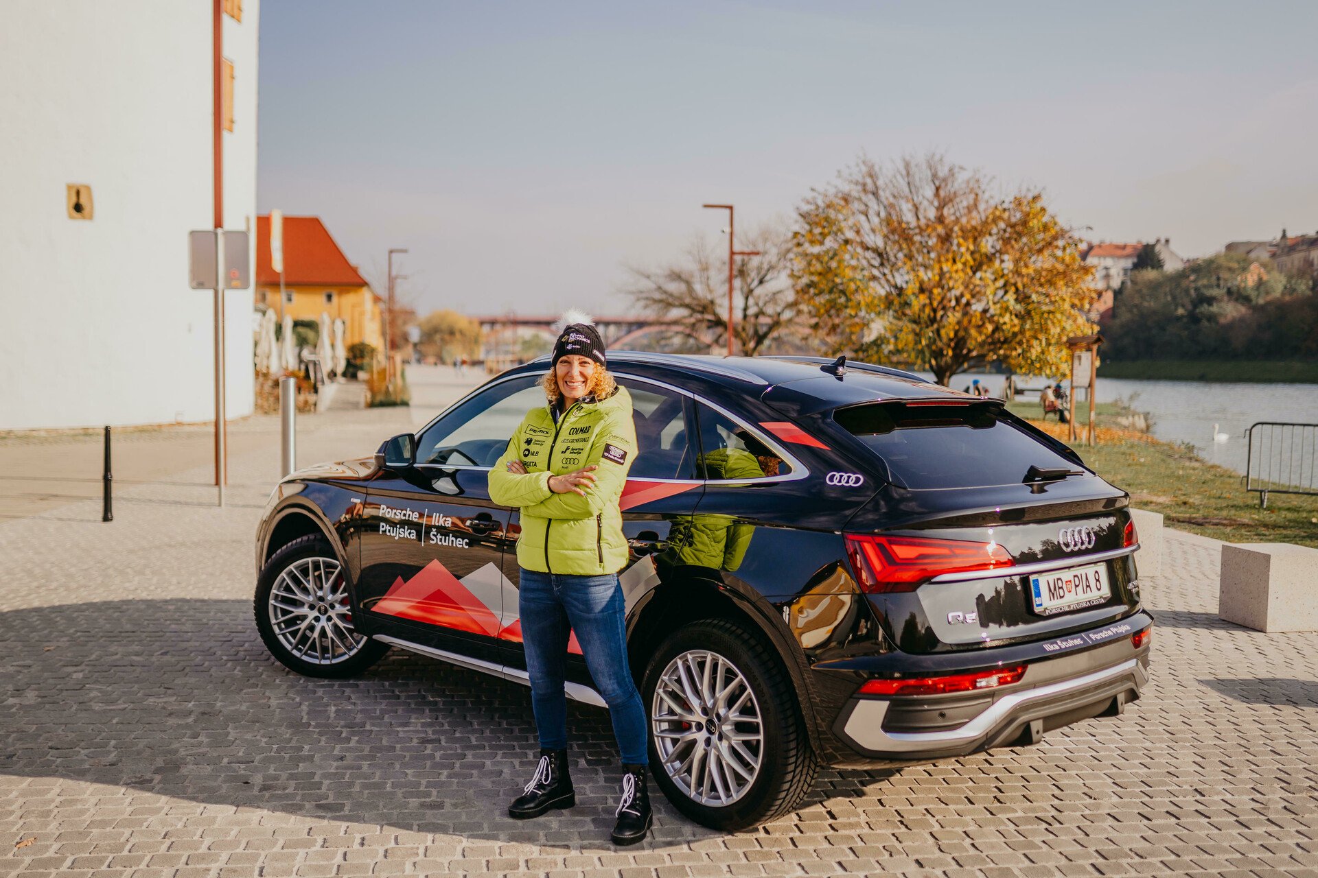 Ilka Štuhec in novi Audi Q5 Sportback S line