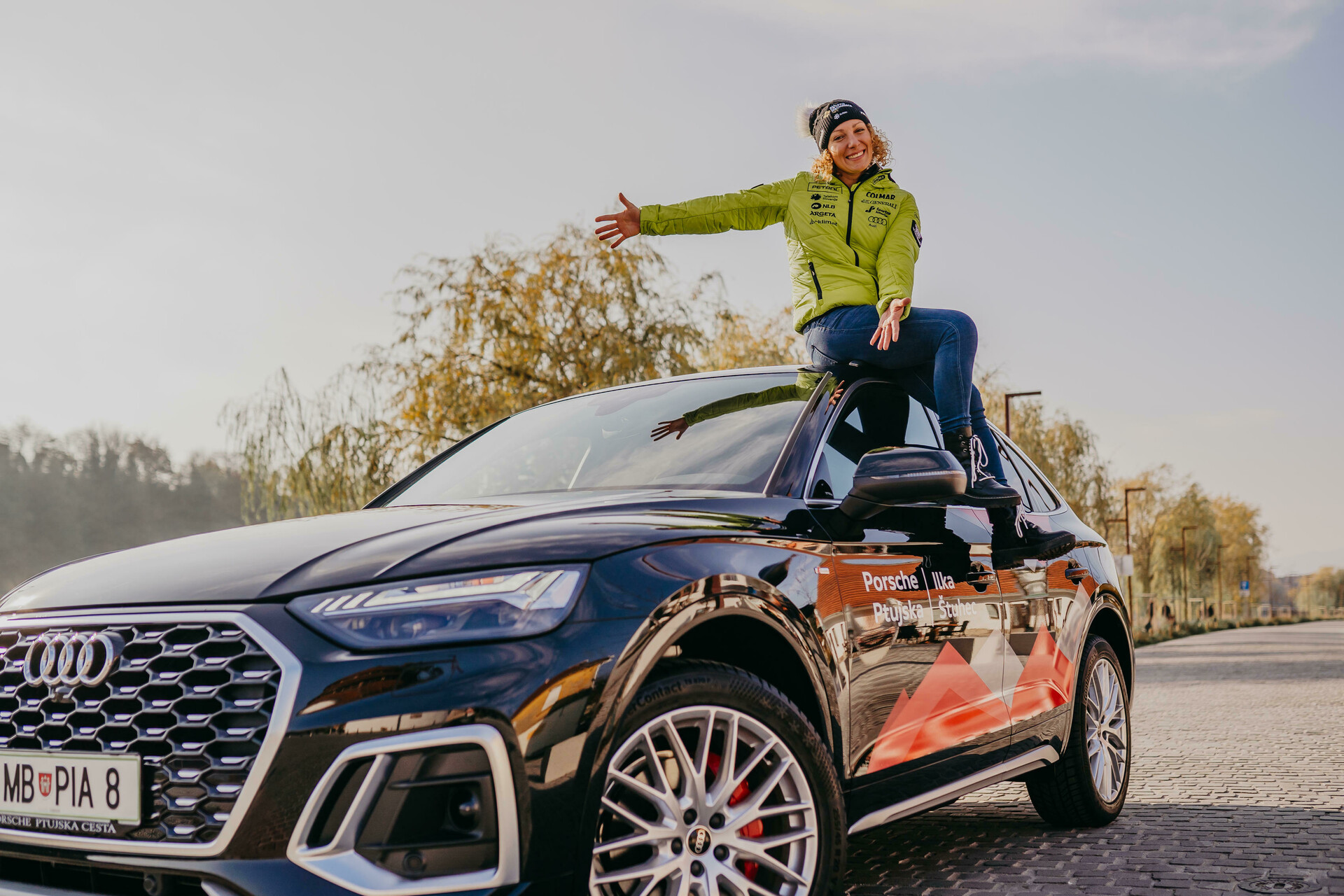 Ilka Štuhec in novi Audi Q5 Sportback S line