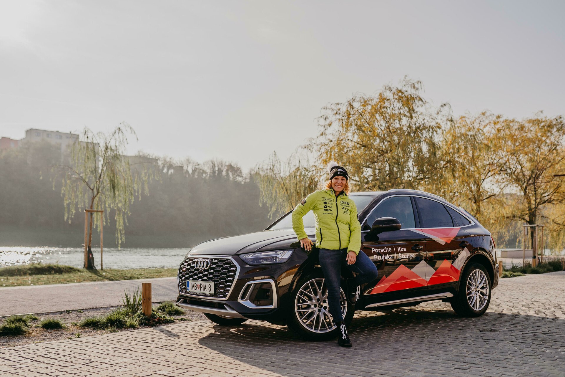 Ilka Štuhec in novi Audi Q5 Sportback S line