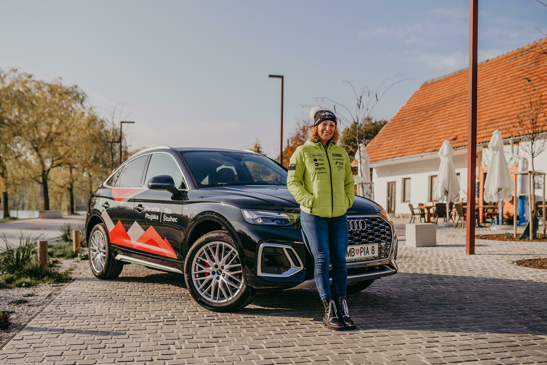 Ilka Štuhec in novi Audi Q5 Sportback S line