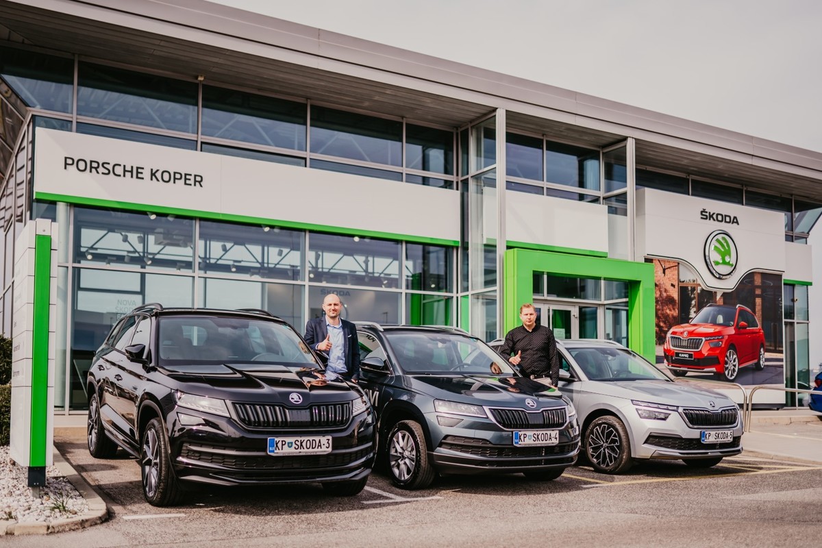 Športni terenci znamke Škoda: Kamiq, Karoq in Kodiaq pri Porsche Koper