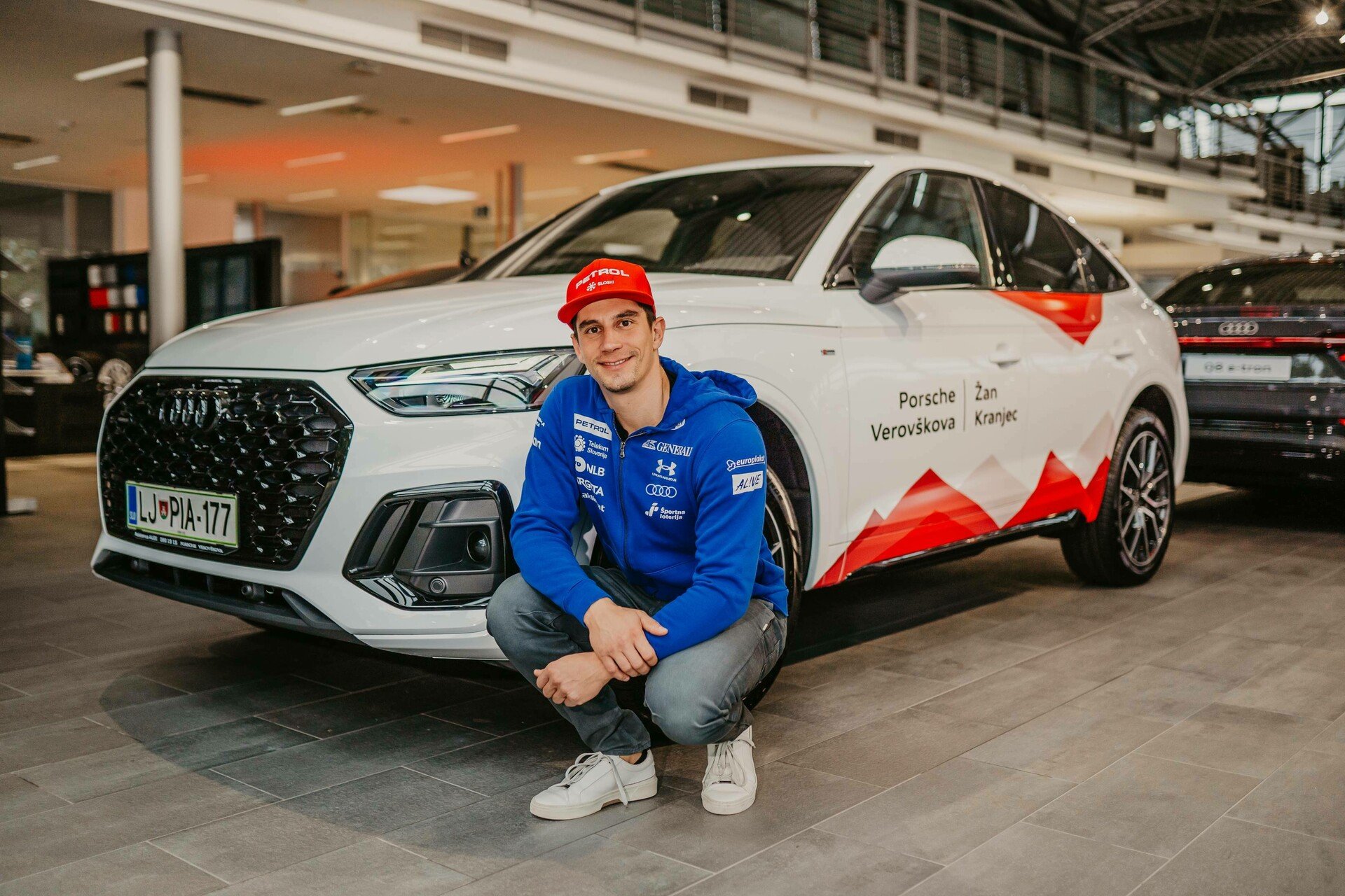 Žan Kranjec in novi Audi Q5 S line