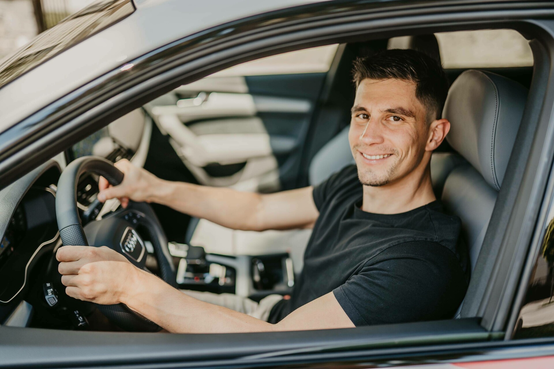 Žan Kranjec in novi Audi Q5 S line